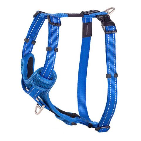 Rogz Utility Control Harness Blue Lge