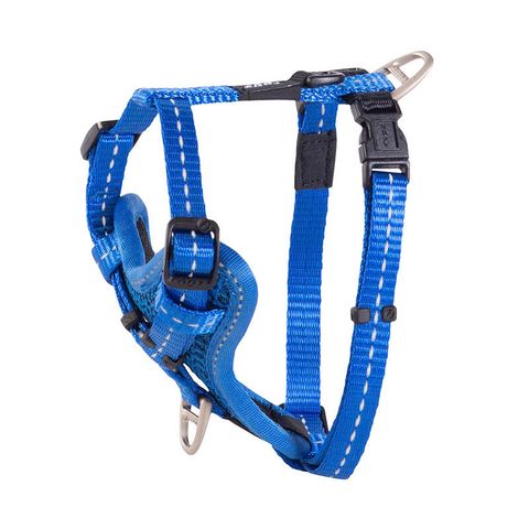 Rogz Utility Control Harness Blue Sml