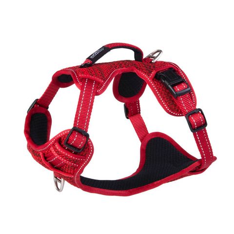 Rogz Utility Explore Harness Red Med