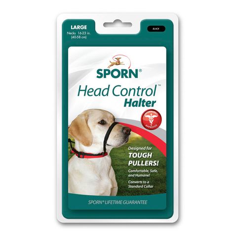 Sporn Head Halter Black Lge