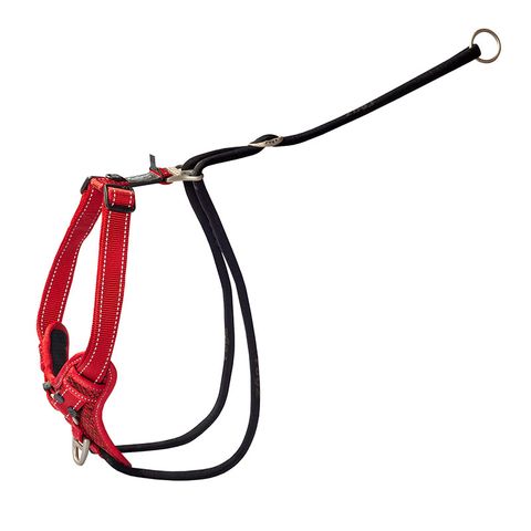 Rogz Utility Stop-Pull Harness Red XLge