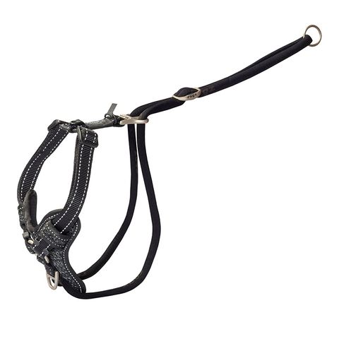 Rogz Utility Stop-Pull Harness Black Lge