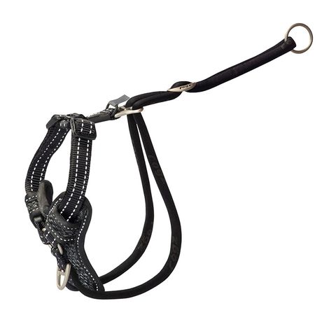 Rogz Utility Stop-Pull Harness Black Med