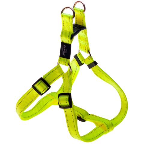 Rogz Utility Step-In Harness Dayglo Yellow Xlge