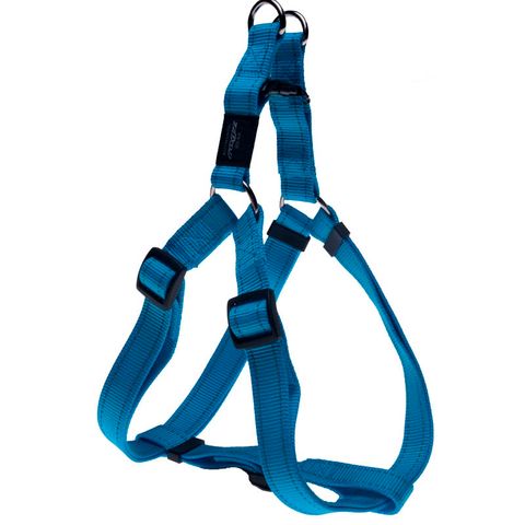 Rogz Utility Step-In Harness Turquoise Lge