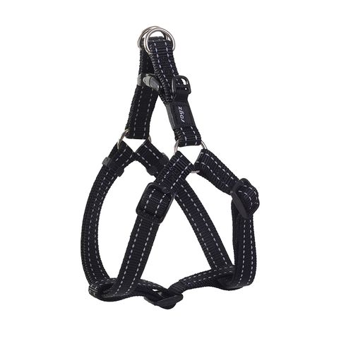 Rogz Utility Step-In Harness Black Med