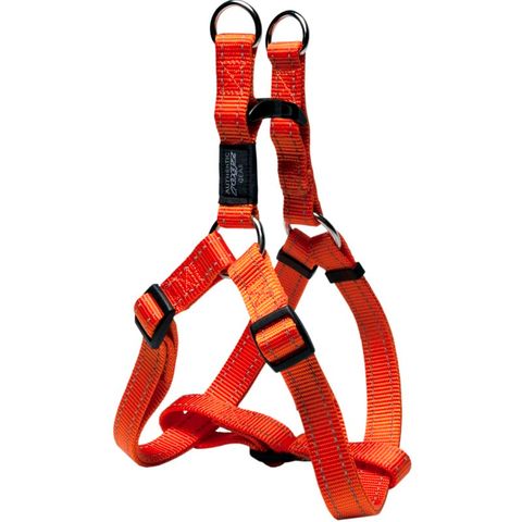 Rogz Utility Step-In Harness Orange Lge