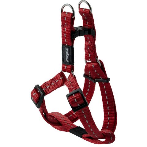 Rogz Utility Step-In Harness Red Sml