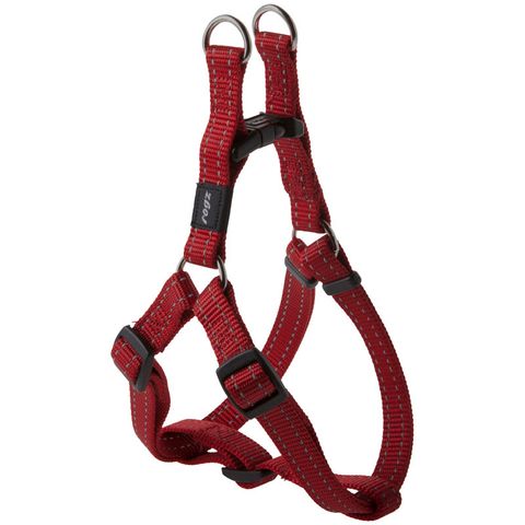 Rogz Classic Step-In Harness Red Med