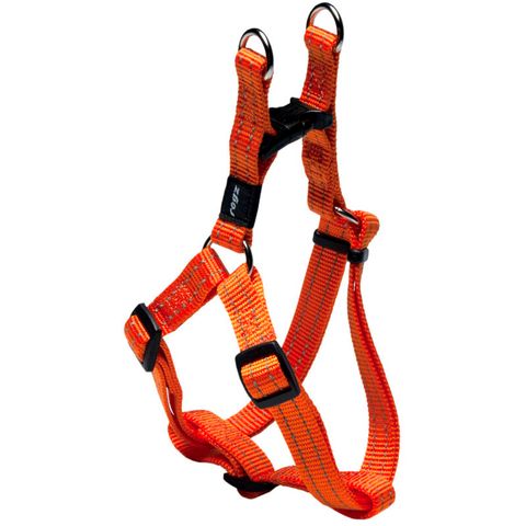 Rogz Classic Step-In Harness Orange Med