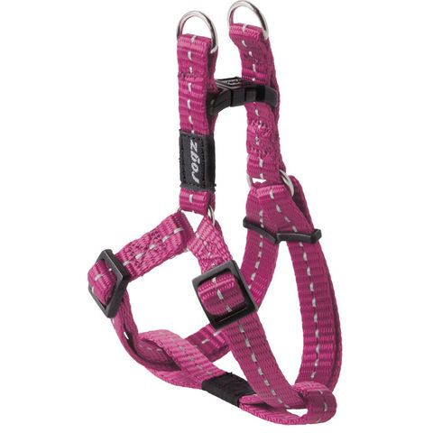 Rogz Utility Step-In Harness Pink Sml