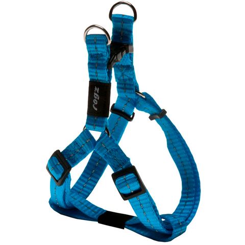 Rogz Utility Step-In Harness Turquoise Sml
