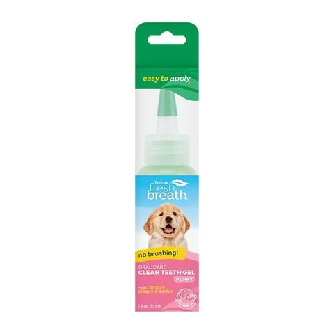 TropiClean Fresh Breath Oral Care Clean Teeth Gel for Puppies 59mL