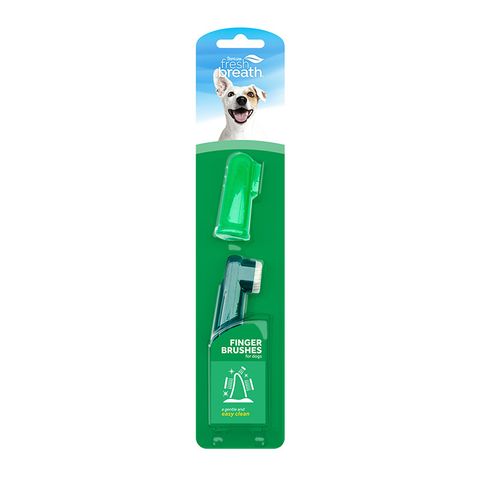 TropiClean Fresh Breath Finger Brushes 2pk