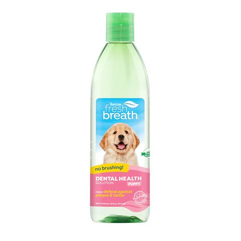 TropiClean Fresh Breath Dental Health Solution for Puppies 473mL