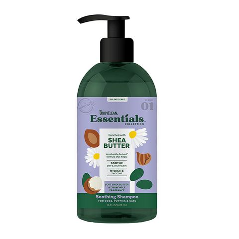 TropiClean Essentials Shea Butter Shampoo 473mL