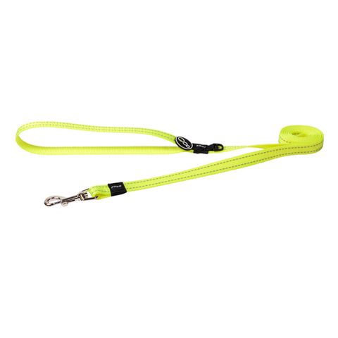 Rogz Classic Lead Dayglo Yellow Med