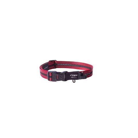 Rogz AirTech Classic Collar Rock Red Lge