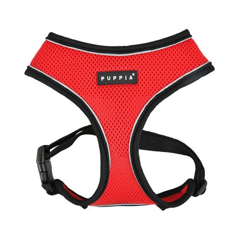 Puppia Soft Harness Pro Red Med
