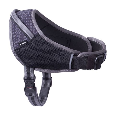 Rogz AirTech Sport Harness Platinum Grey Med/Lge