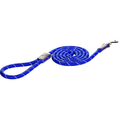 Rogz Classic Rope Lead Blue 1.8m 6mm Sml