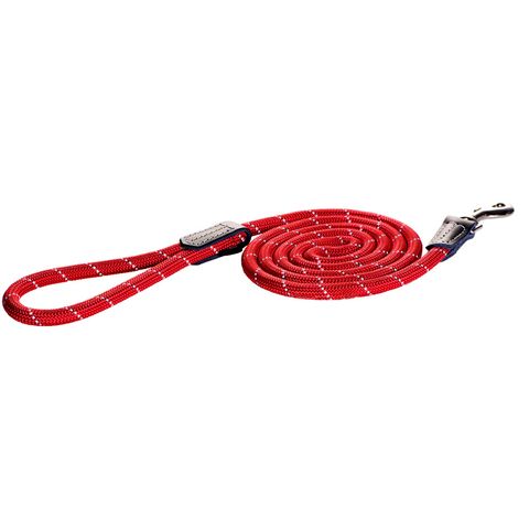 Rogz Classic Rope Lead Red 1.8m 6mm Sml