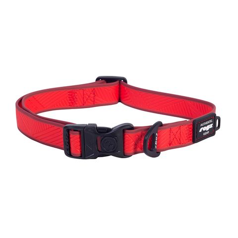 Rogz Amphibian Classic Collar Red Lge