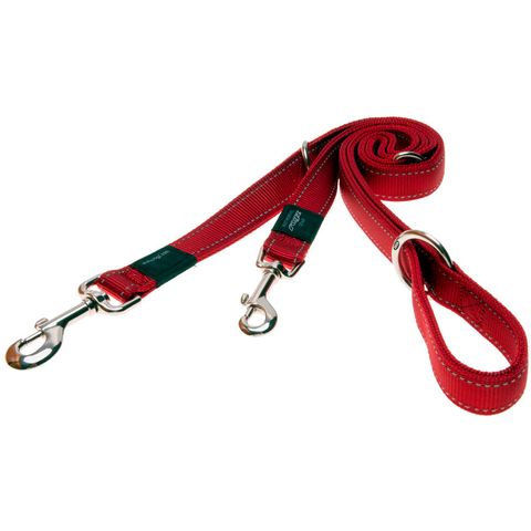 Rogz Specialty Multi-Lead Red Lge