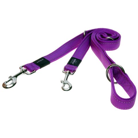 Rogz Specialty Multi-Lead Purple Lge