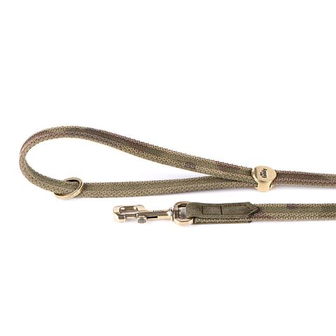 My Family West Point Nylon Leash Green Sml