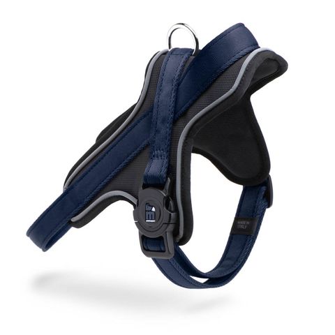 My Family Memo Pet Harness Dark Blue Med