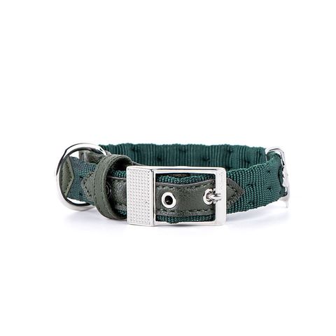 My Family Milano Nylon Collar Green Med