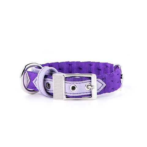 My Family Milano Nylon Collar Purple Med