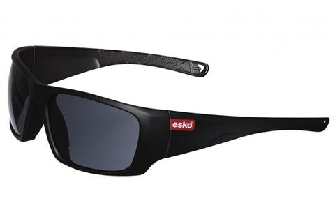 ESKO CUBA POLARISED SAFETY GLASSES Smoke Lens Black Frame