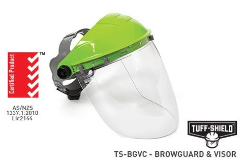 TUFF-SHIELD BROWGUARD AND VISOR