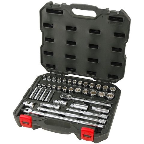 POWERBUILT 3/8” DR 39PC COMBINATION SOCKET SET
