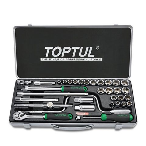 TOPTUL 3/8DR 34PC SOCKET SET