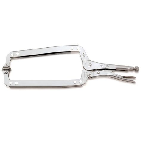 TOPTUL 18" LOCKING PLIERS C CLAMP WITH SWIVEL PADS