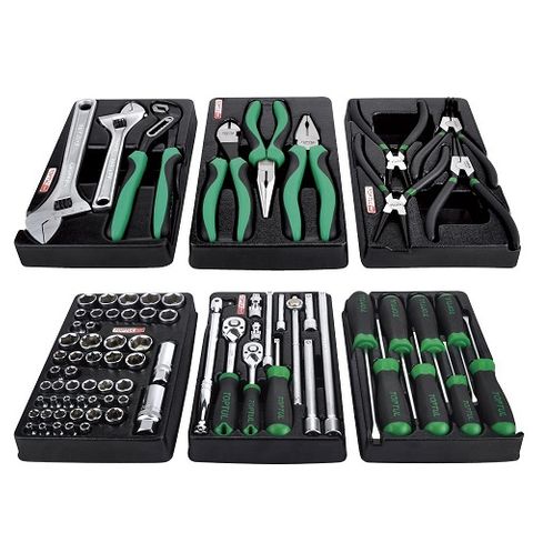 TOPTUL 186pce 9 DRAWER TOP BOX SAE / METRIC TOOL KIT