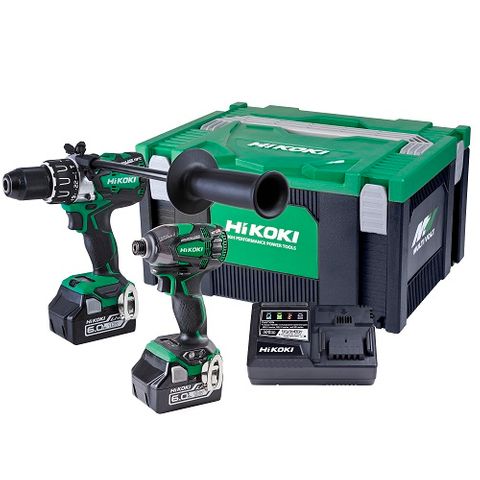 HIKOKI 18V 6.0AH IMPACT DRILL & IMPACT DRIVER KIT