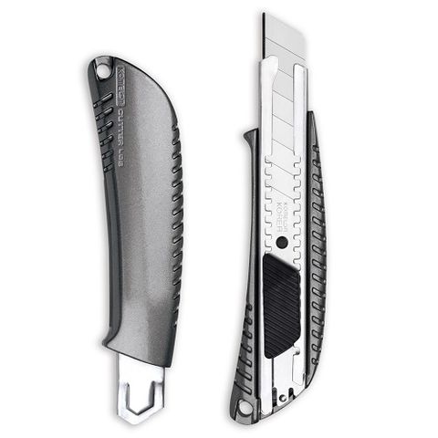 KOMELON SNAP OFF KNIFE ALUMINIUM 18mm - AUTO LOCK