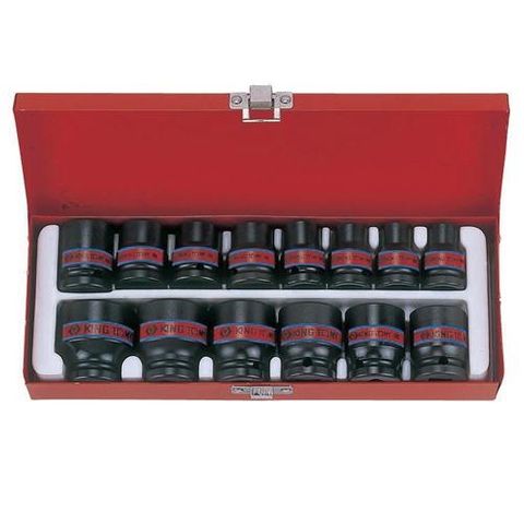KING TONY 1/2DR 14PC IMPACT SOCKET SET 3/8 - 1.1/4"