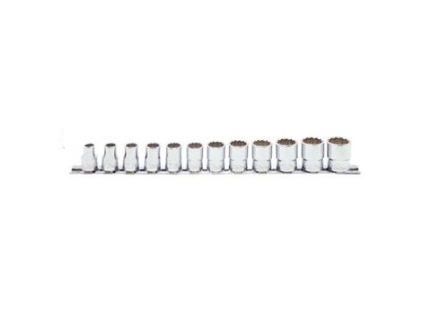 KOKEN SOCKET SET RAIL 12PC 3/8DR