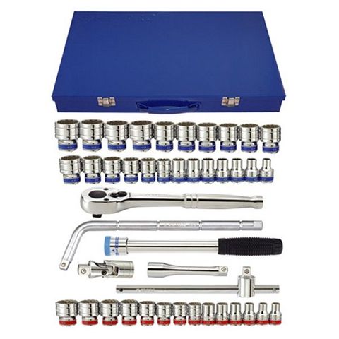 KING TONY PRO 43PC 1/2 DR COMBINATION SOCKET SET 12PT