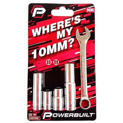 POWERBUILT 5PC WHERE’S MY 10mm?