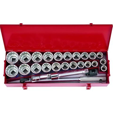 KING TONY 24PC 12PT 3/4 DR COMB.SOCKET SET