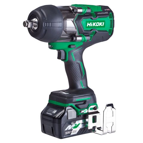 HIKOKI 36V 1/2 INCH IMPACT WRENCH KIT BSL36A18 X 2 PCS UC18YSL3 STACKABLE CAS