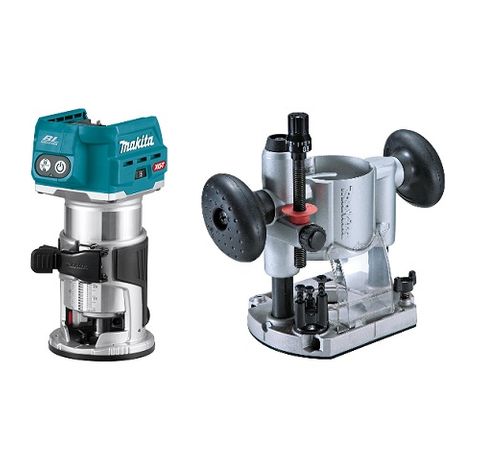 MAKITA 40VMAX XGT BRUSHLESS AWS* LAMINATE TRIMMER W/ACC KIT