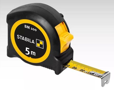 STABILA 8M X 25MM WIDE BM100 POCKET TAPE