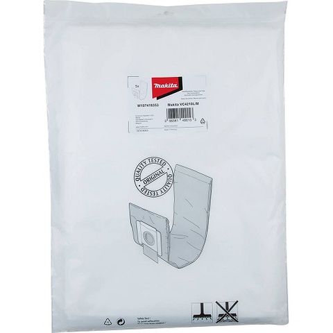 MAKITA FLEECE FILTER BAG 5PK VC4210L/M
